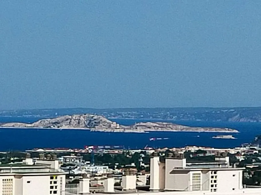 Appartement T 2 Calanques Vue Panoramique, A 10 Mn Des Facs De Luminy à Marseille